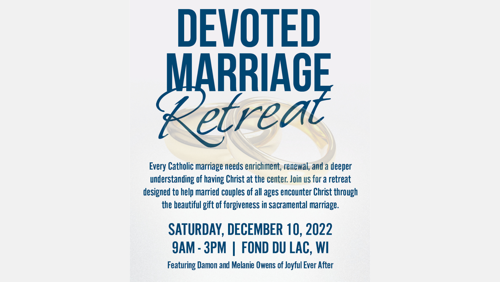 Catholic Marriage Retreat 2025