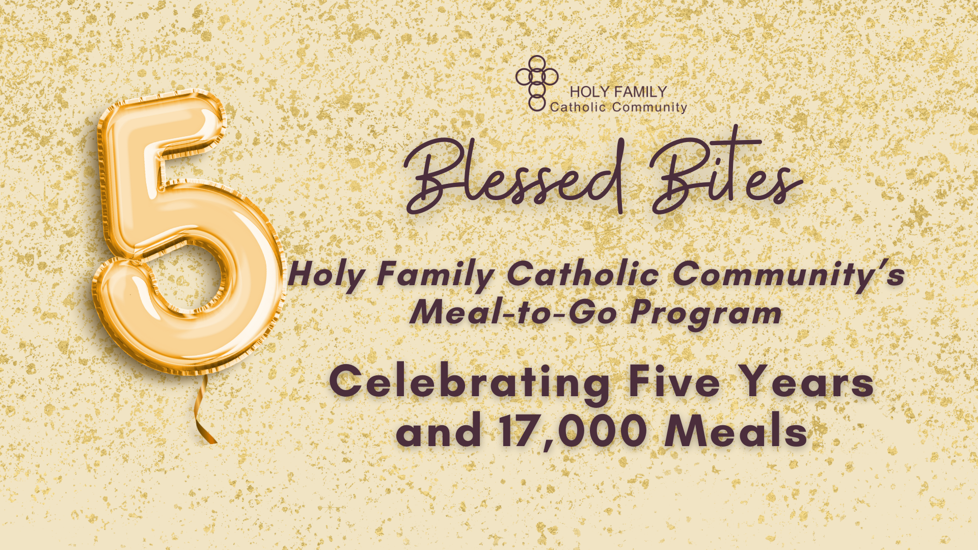 celebrating five years and 17,000 meals