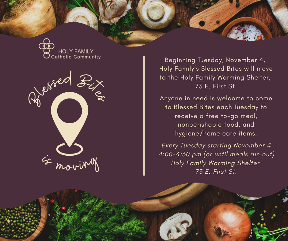 Blessed Bites is moving flyer (5.5 x 8.5 in) (Facebook Post)